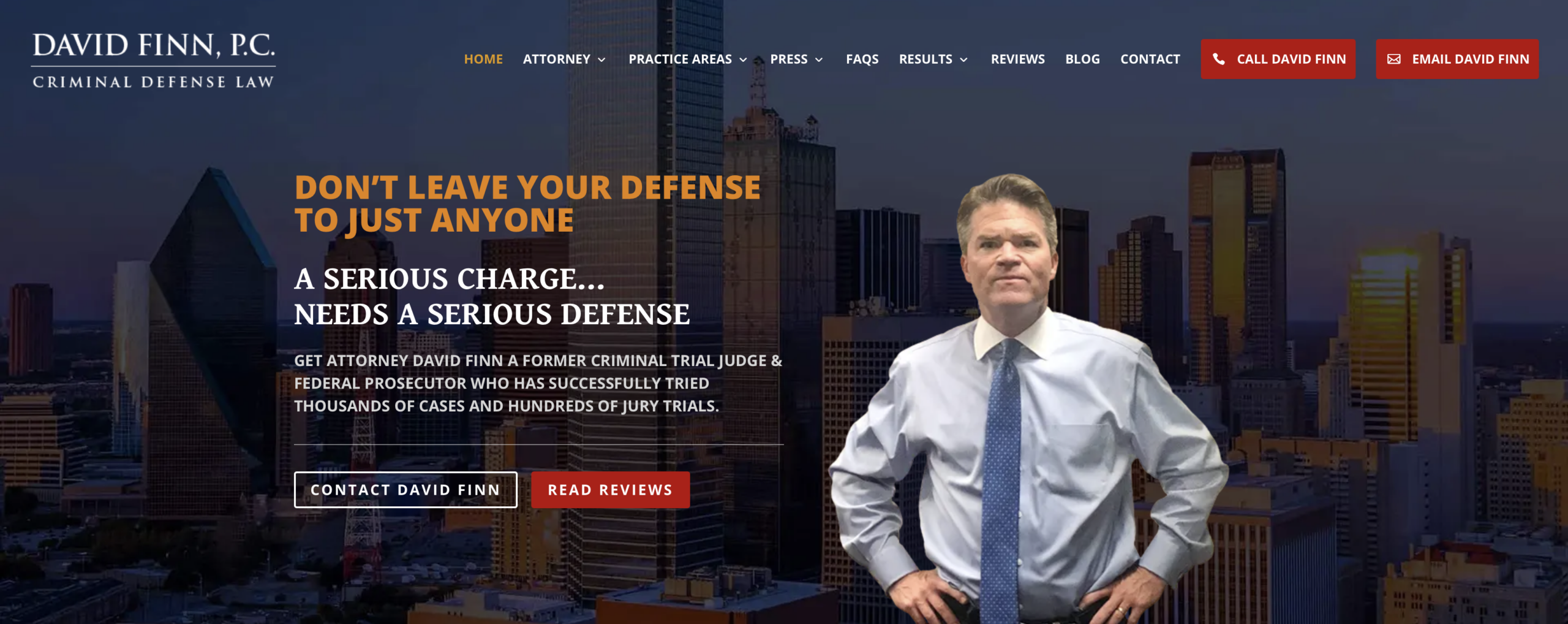 David Finn website